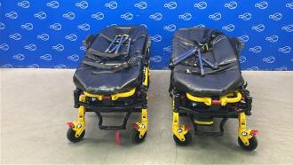 2 x Stryker 6550 Power Pro TL Ambulance Stretcher