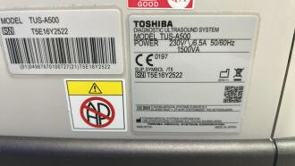 Toshiba Aplio 500 Ultrasound System - 6