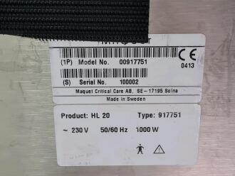 Maquet Jostra HL 20 Heart / Lung Function Machine - 9