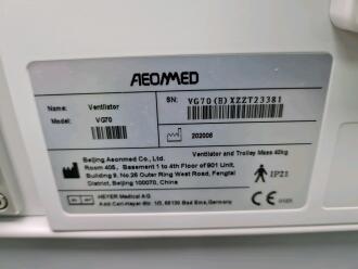 Aeomed VG70 Ventilator on Rollstand - 6