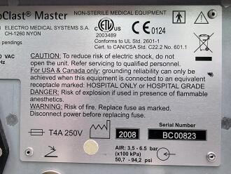 EMS Swiss LithoClast Master Ultrasound Therapy System - 4