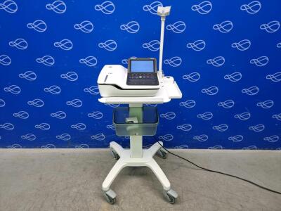 GE MAC 2000 ECG Recorder on Rollstand