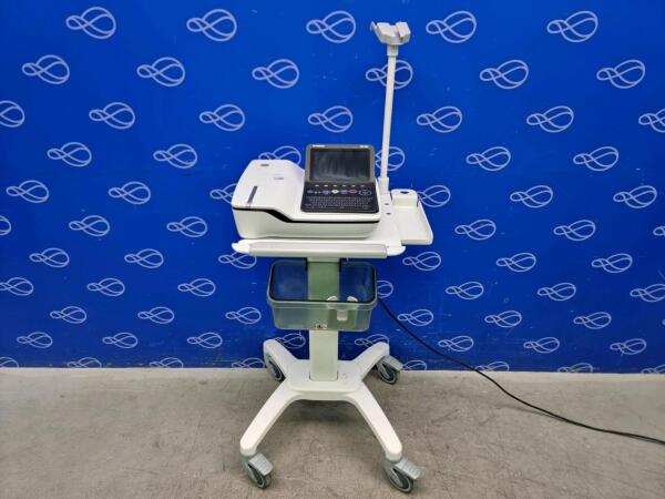 GE MAC 2000 ECG Recorder on Rollstand