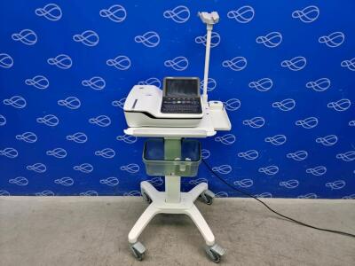 GE MAC 2000 ECG Recorder on Rollstand