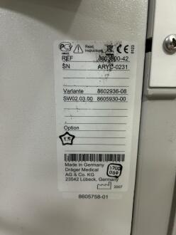 Draeger Primus Anaesthetic Machine - 6