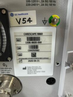 GE Carescape R860 Ventilator - 5