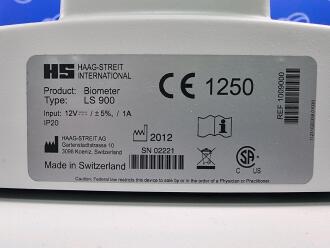 Haag-Streit Lenstar LS 900 Biometer on Motorised Table - 6