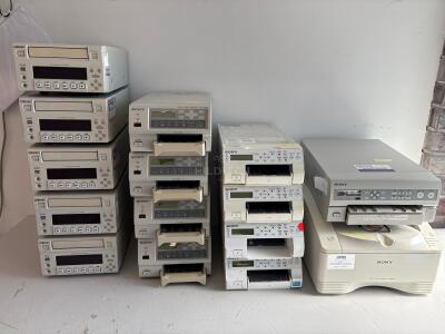 Assorted Sony Laser Printers and Recorders