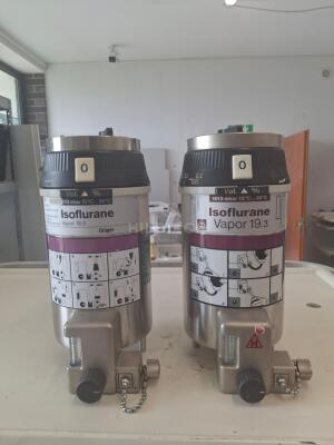 Drager 19.3 Isoflurane Vaproizers x 2