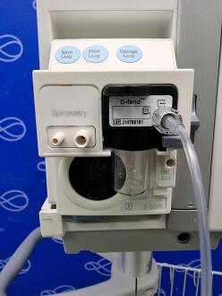 GE Carescape B650 Patient Monitor & GE E-COVX-00 Gas Module on Rollstand - 2