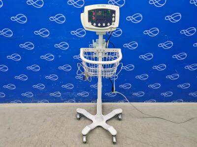 Welch Allyn 53NT0 Vital Signs Monitor on Rollstand