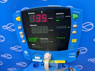 4 x GE Carescape Dinamap V100 Vital Signs Monitor on Rollstand - 2