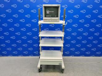 Sony Trinitron PVM-14M2MDE Colour Video Monitor on DP Medical Stack Trolley