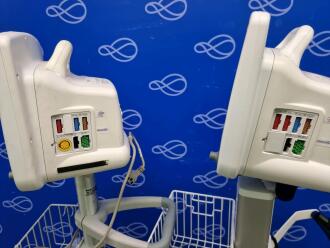 2 x GE Dash 5000 Patient Monitor on Rollstand - 2