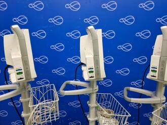 3 x GE B40 Patient Monitor on Rollstand - 2