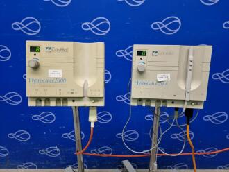 2 x ConMed Hyfrecator 2000 Electrosurgical Unit on Rollstand