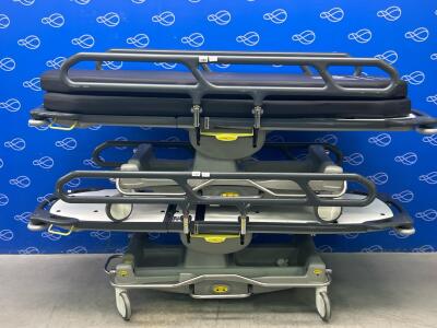 2 x Anetic Aid QA3 Patient Trolley