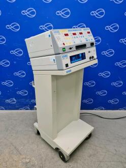Erbe ICC 350 Diathermy with APC 300 Coagulator on Trolley - 2