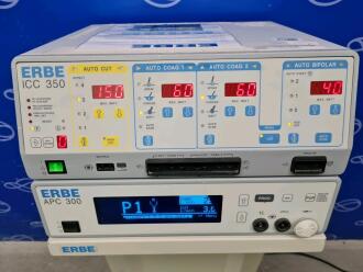 Erbe ICC 350 Diathermy with APC 300 Coagulator on Trolley - 4
