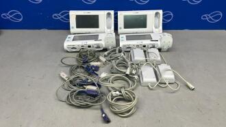 4 x Welch Allyn Connex Spot Monitors
