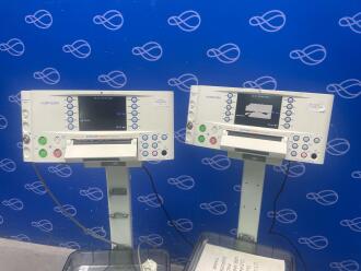 2 x Huntleigh Sonicaid FM800 Encore Foetal Monitor on Trolleys - 2
