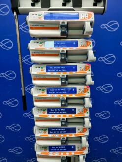 7 x BD Alaris neXus CC Syringe Pump on BD Alaris Gateway Workstation - 2
