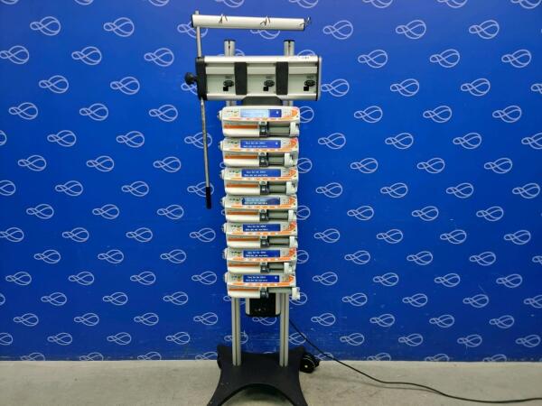 7 x BD Alaris neXus CC Syringe Pump on BD Alaris Gateway Workstation
