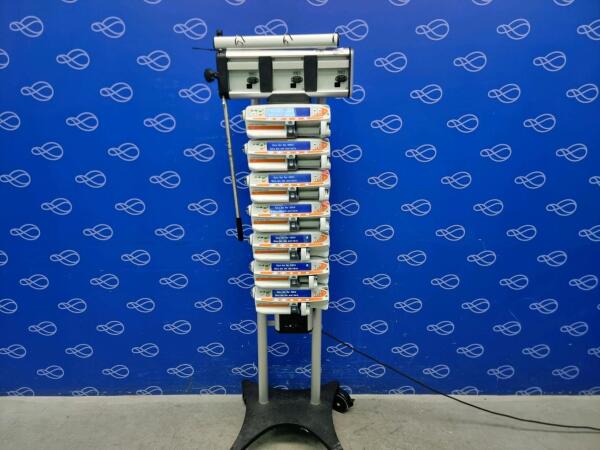 7 x BD Alaris neXus CC Syringe Pump on BD Alaris Gateway Workstation
