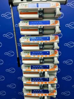 7 x BD Alaris neXus CC Syringe Pump on BD Alaris Gateway Workstation - 2