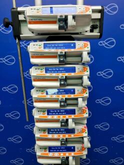 7 x BD Alaris neXus CC Syringe Pump on Carefusion Alaris DS Workstation - 2
