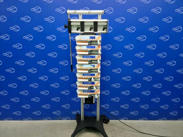7 x BD Alaris neXus CC Syringe Pump on BD Alaris Gateway Workstation