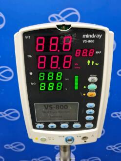 2 x Mindray VS-800 Vital Signs Monitor on Rollstand - 2