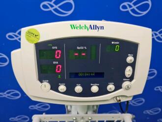 3 x Welch Allyn 53N00 Vital Signs Monitor on Rollstand - 2