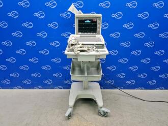 GE MAC 5500 ECG Recorder on Trolley