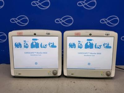 2 x GE Carescape B650 Patient Monitor