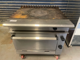 Falcon Chieftain G1006BX ST Gas Oven with 1 x Hob Burner - 3PH (wheeled)