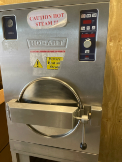 Hobart Pressure Steamer on Stand - 2