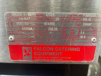 Falcon G1528 Salamander Grill on 3-Tier Shelving Unit - 4