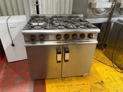 Moorwood Vulcan 600 Series Gas Range with Oven, 6 Burners, Natural Gas