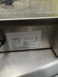 Parry C2LU Heat Lamp, Dual Lamp, 1 kW, 240V, Stainless Steel - 3