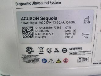 Siemens Acuson Sequoia Ultrasound - 7