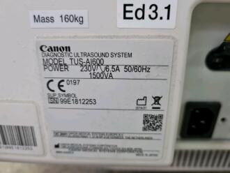 Canon Aplio i600 TUS-Ai600 Ultrasound -- No HDD - 9