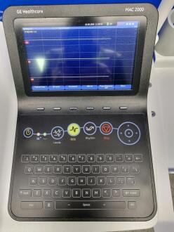 GE MAC 2000 ECG Recorder on Rollstand - 2