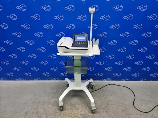 GE MAC 2000 ECG Recorder on Rollstand