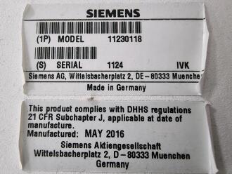 Siemens Cios Fusion C-Arm Image Intensifier - No HDD - 12