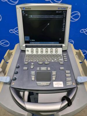 SonoSite M-Turbo Ultrasound System on Mobile System Docking System Lite II Cart