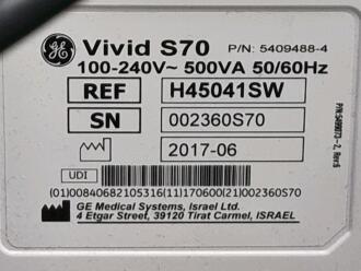 GE Vivid S70 Ultrasound System - 6
