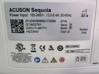 Siemens Acuson Sequoia Ultrasound - 7