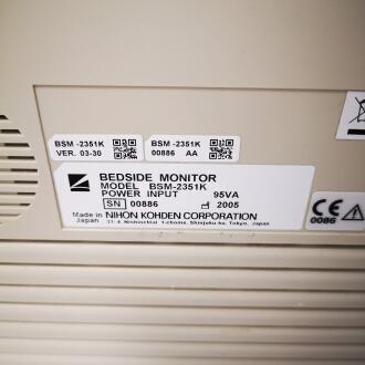 Nihon Kohden BSM-2351K Compact Multiparameter Monitor - 6