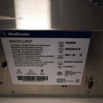 Medtronic Magellan Autologous Platelet Separator - 5